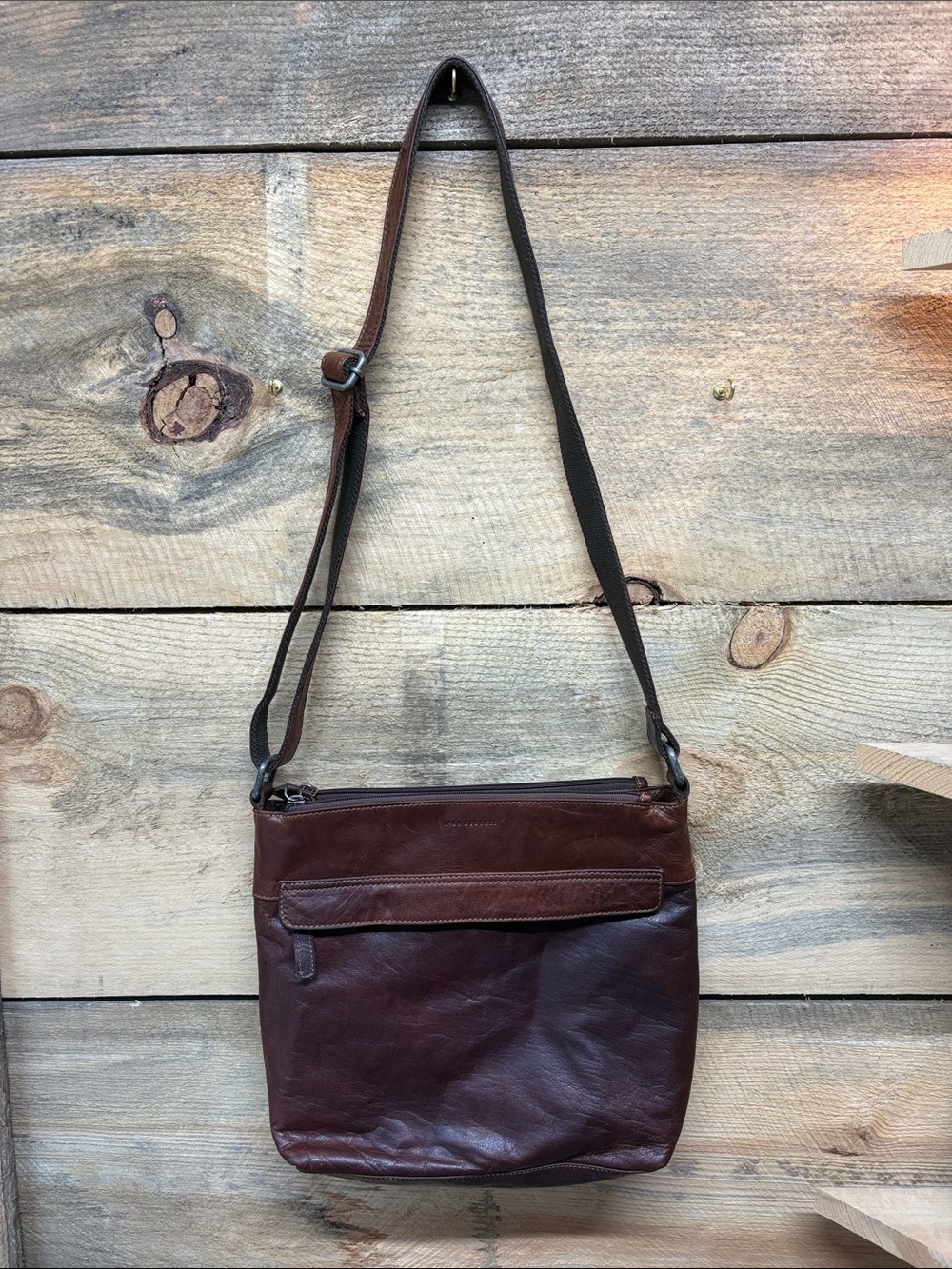 Jack George's Leather Crossbody Satchel